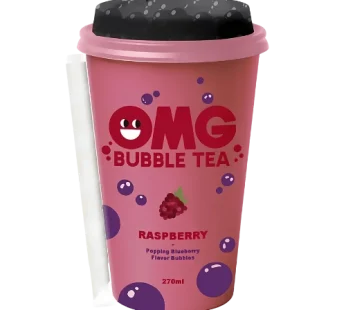 OMG Bubble Tea Raspberry Blueberry